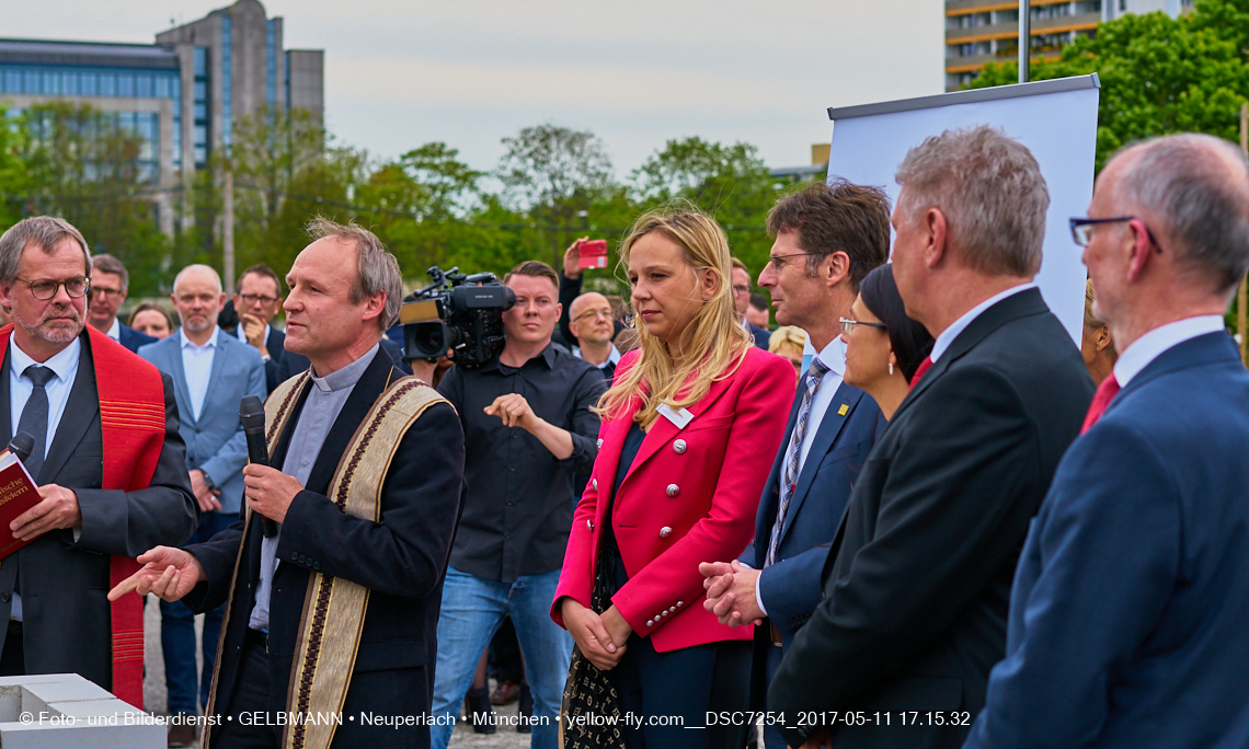 11. Mai 2017 - Grundsteinlegung für die LOGE und dem Kulturquadrat in Neuperlach